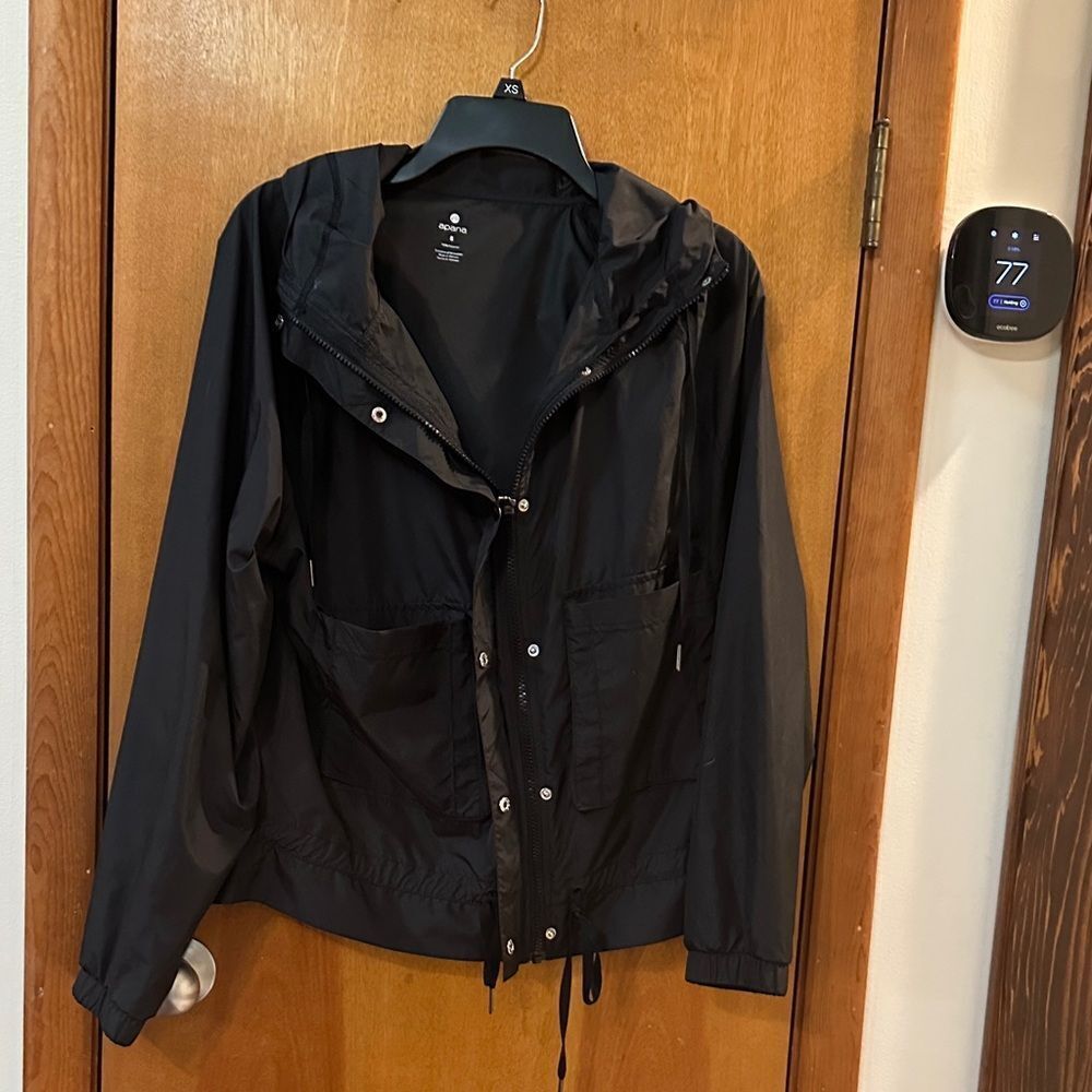 Apana Black Polyester Jacket